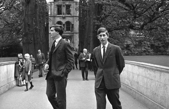 Framed Print : Prince Charles at the back of Trinity College, on his arrival 8 / 10 / 67 9754 / E Framed Print : Prince Charles at the back of Trinity College, on his arrival 8 / 10 / 67 9754 / E