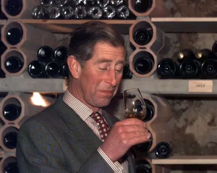 Framed Print : Prince Charles visiting Slovenia sampling November 1998 brandy wine at the Triglav Framed Print : Prince Charles visiting Slovenia sampling November 1998 brandy wine at the Triglav