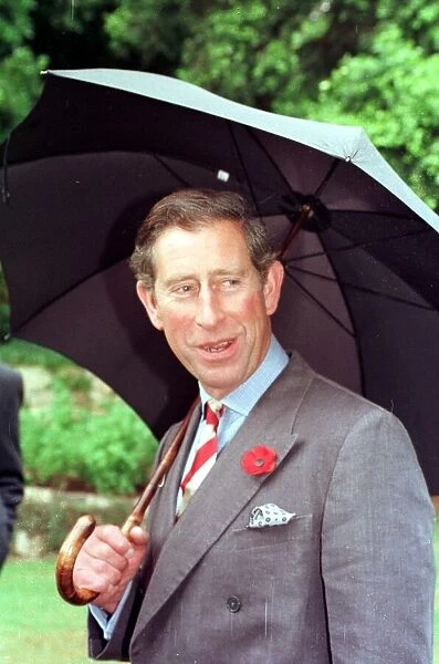 Prince Charles visits the Botanic Gardens in Cape Town, South Africa, November 1997