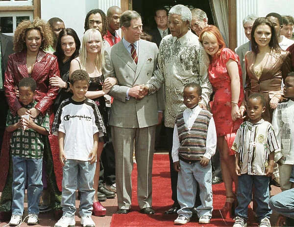Prince Charles Visits South Africa November 1997 : and Nelson Mandela South African