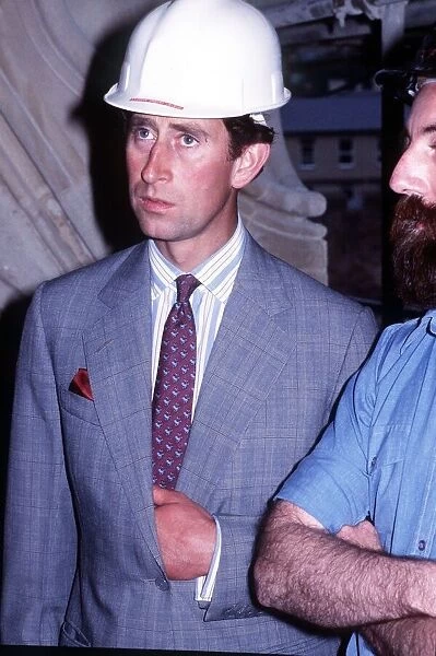 Prince Charles at Wells Cathedral July 1982
