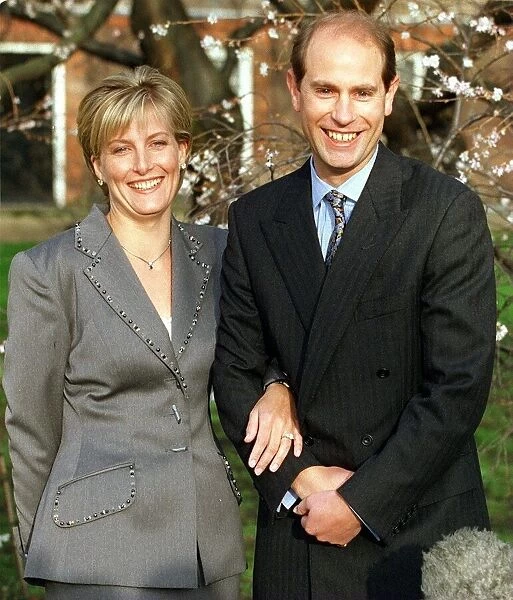 Prince Edward engagement 6th January 1999 Prince Edward