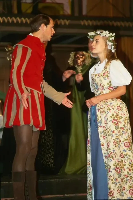 Framed Print : Prince Edward with Hannah Welfare in a play August 1987 acting at Haddo house Edinburgh Framed Print : Prince Edward with Hannah Welfare in a play August 1987 acting at Haddo house Edinburgh