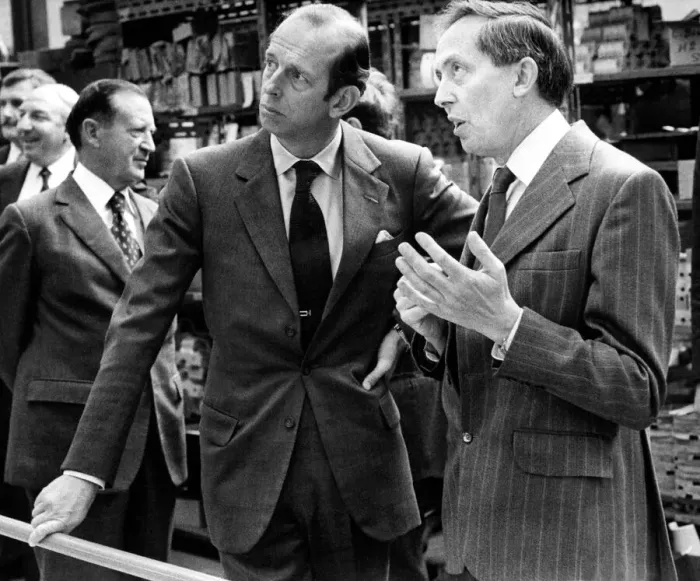 Framed Print : Prince Edward of Kent - The Duke and Duchess of Kent North East Royal Visits