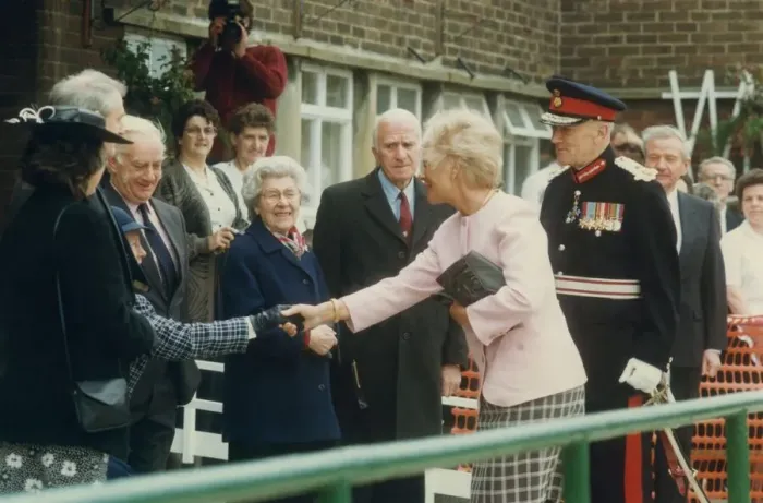 Framed Print : Prince Edward of Kent - The Duke and Duchess of Kent North East Royal Visits