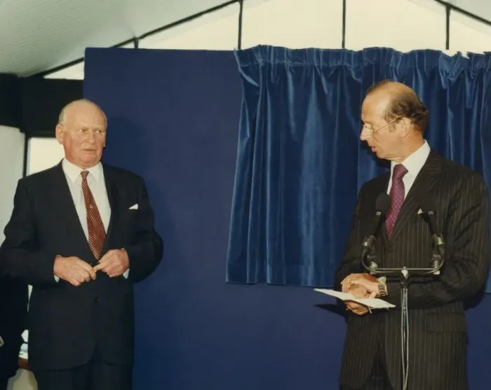 Framed Print : Prince Edward of Kent - The Duke and Duchess of Kent North East Royal Visits