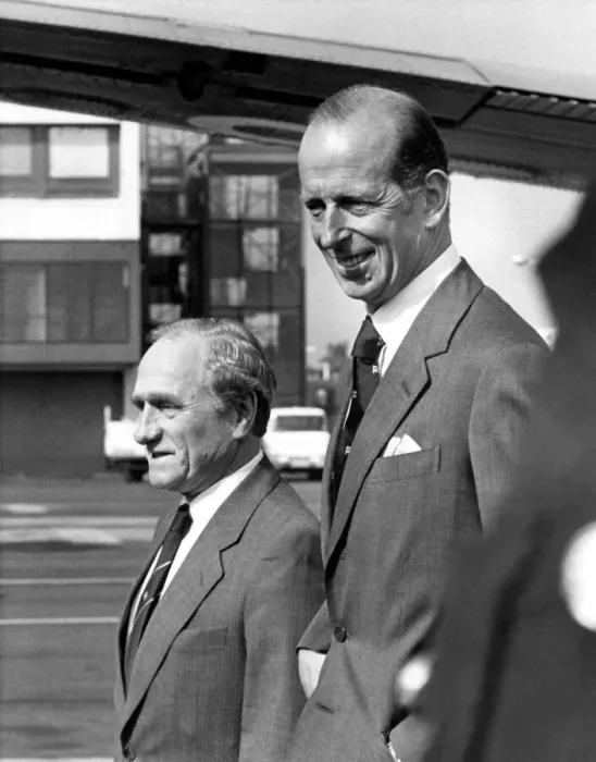 Framed Print : Prince Edward of Kent - The Duke and Duchess of Kent North East Royal Visits Framed Print : Prince Edward of Kent - The Duke and Duchess of Kent North East Royal Visits