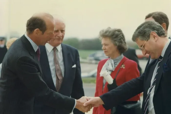 Framed Print : Prince Edward of Kent - The Duke and Duchess of Kent North East Royal Visits Framed Print : Prince Edward of Kent - The Duke and Duchess of Kent North East Royal Visits