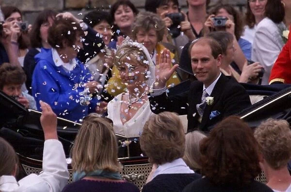 Prince Edward Royal Wedding 1999 Wedding of Sophie Rhys-Jones to Prince Edward at