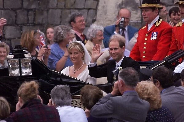 Prince Edward Royal Wedding 1999 The Wedding of Sophie Rhys-Jones to Prince Edward