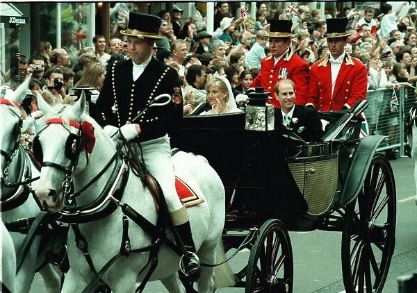 Prince Edward Royal Wedding 1999 Wedding of Sophie Rhys-Jones to Prince Edward at