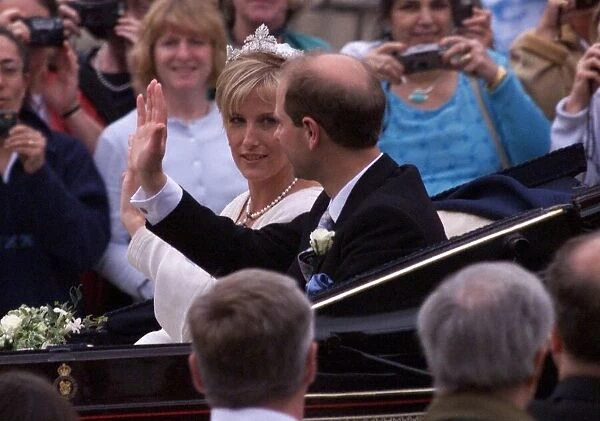 Prince Edward Royal Wedding 1999 Wedding of Sophie Rhys Jones to Prince Edward at