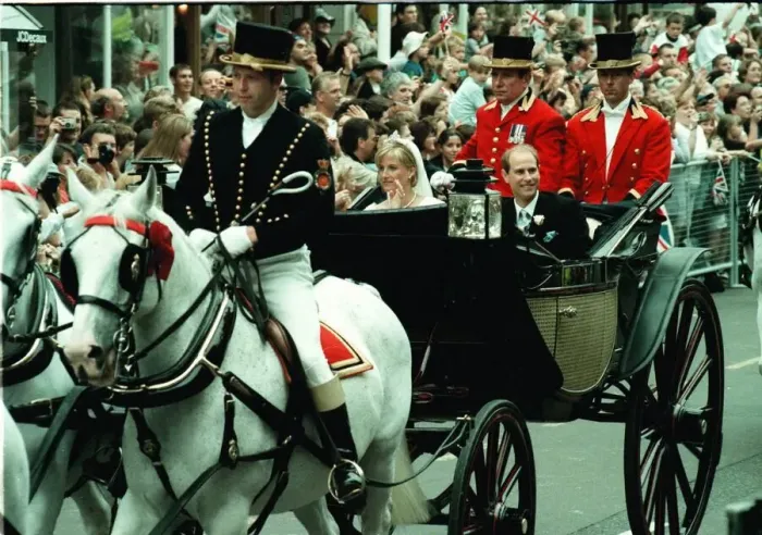 Framed Print : Prince Edward Royal Wedding 1999 Wedding of Sophie Rhys-Jones to Prince Edward Framed Print : Prince Edward Royal Wedding 1999 Wedding of Sophie Rhys-Jones to Prince Edward