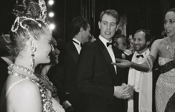 Prince Edward visits the Moulin Rouge - 20  /  02  /  1988