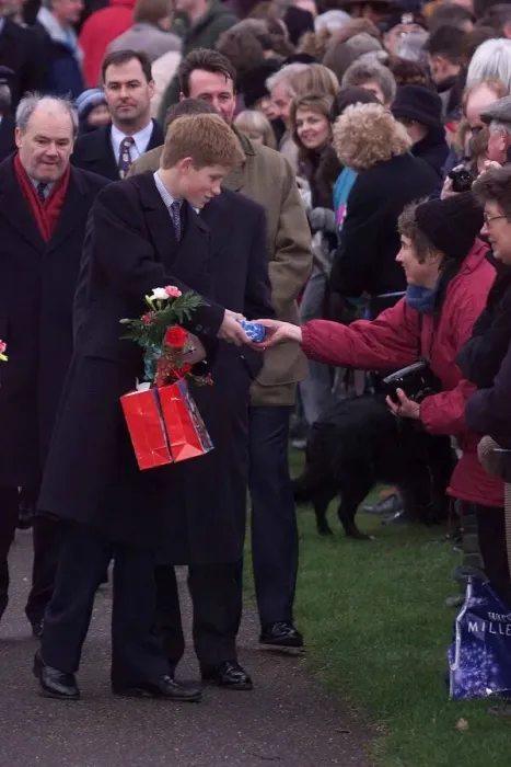 Framed Print : Prince Harry Sandringham Estate Christmas Day 1999 Prince Harry accepts a gift Framed Print : Prince Harry Sandringham Estate Christmas Day 1999 Prince Harry accepts a gift
