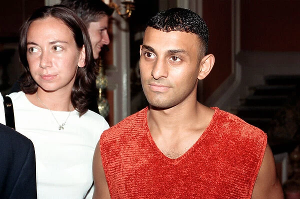 Prince Naseem Hamed attending the Elite Model Look of the Year competition
