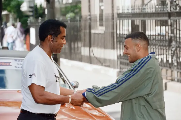 Framed Print : Prince Naseem Hamed with his new trainer Emanuel Steward From The Kronk Gym In Detroit