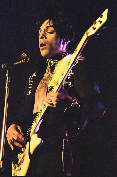 Prince performing at the NEC during his Ultimate Live Experience tour. 19th March 1995