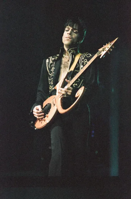 Framed Print : Prince performing at the NEC during his Ultimate Live Experience tour. 19th March 1995 Framed Print : Prince performing at the NEC during his Ultimate Live Experience tour. 19th March 1995