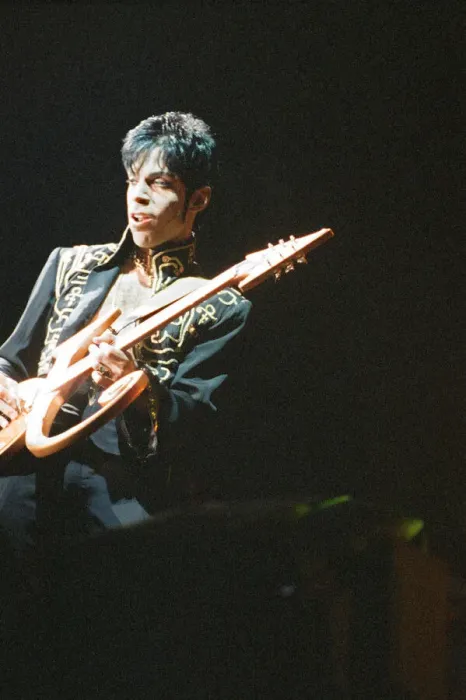 Framed Print : Prince performing on stage during his Ultimate Live Experience Tour Framed Print : Prince performing on stage during his Ultimate Live Experience Tour