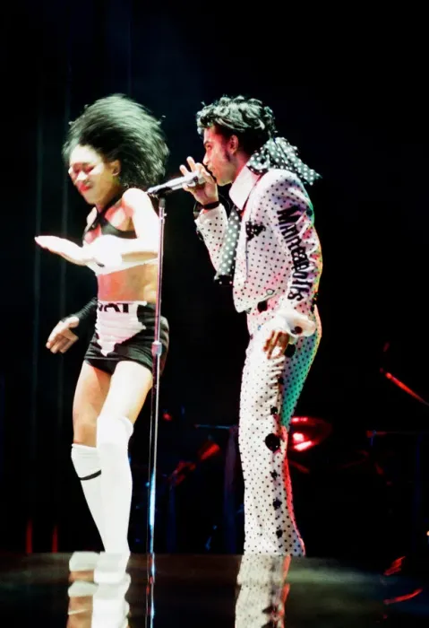 Framed Print : Prince performing on stage at Wembley 25th July 1988 Lovesexy World Tour