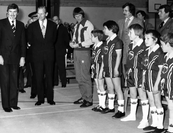 Framed Print : Prince Philip, Duke of Edinburgh, accompanied by Coventry City Chairman Jimmy Hill Framed Print : Prince Philip, Duke of Edinburgh, accompanied by Coventry City Chairman Jimmy Hill
