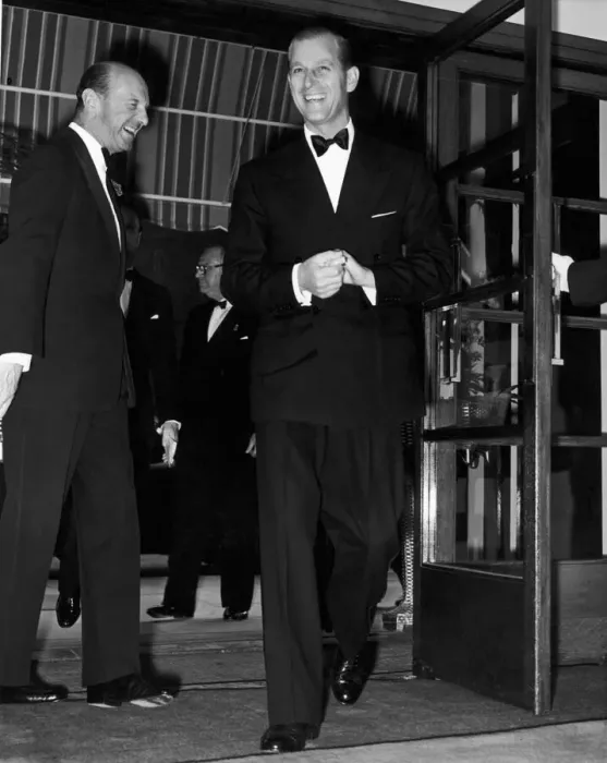 Framed Print : Prince Philip, Duke of Edinburgh, arriving at White City to attend the International Framed Print : Prince Philip, Duke of Edinburgh, arriving at White City to attend the International
