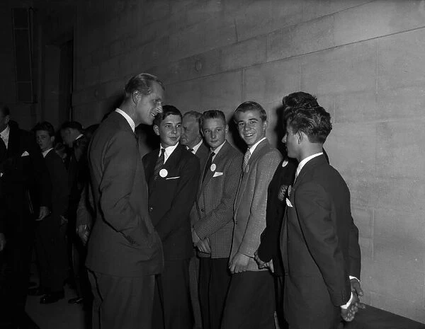 Prince Philip, Duke of Edinburgh at Council House, Bristol. 29th October 1959