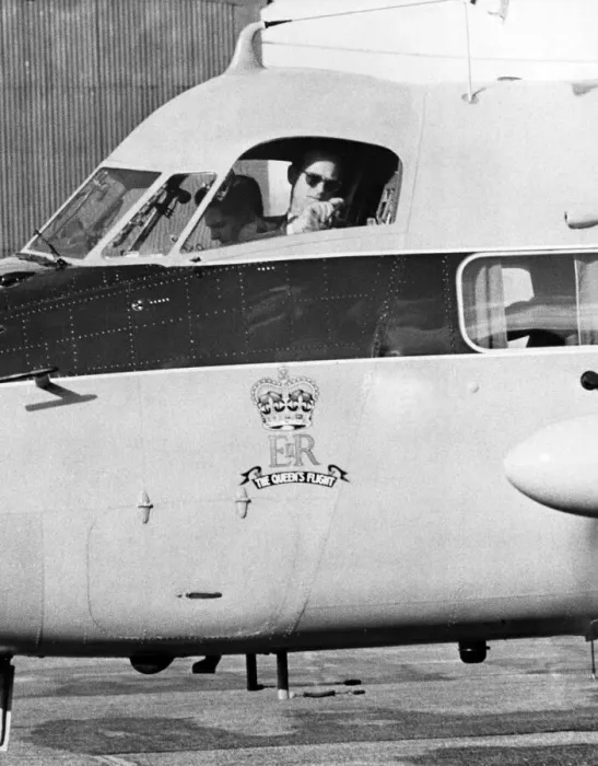 Framed Print : Prince Philip, the Duke of Edinburgh turns towards the crowd for a last look as he taxies Framed Print : Prince Philip, the Duke of Edinburgh turns towards the crowd for a last look as he taxies