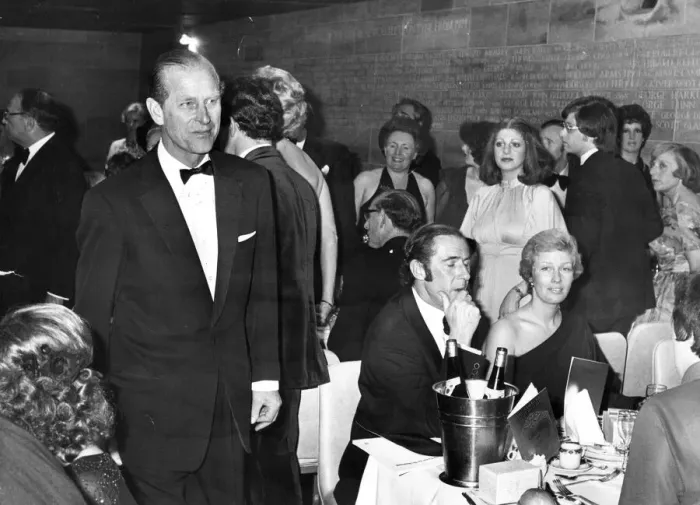 Framed Print : Prince Philip, Duke of Edinburgh, at the Variety Club Ball in Newcastle 19th May