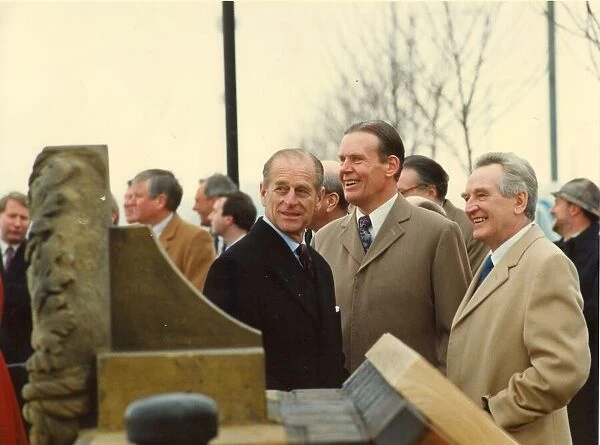 Prince Philip, Duke of Edinburgh, during his visit to Newcastle Business Park 15th