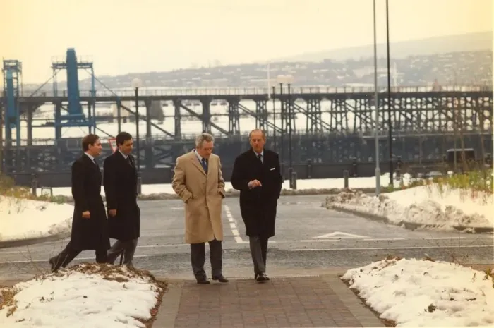Framed Print : Prince Philip, Duke of Edinburgh, during his visit to Newcastle Business Park 15th Framed Print : Prince Philip, Duke of Edinburgh, during his visit to Newcastle Business Park 15th