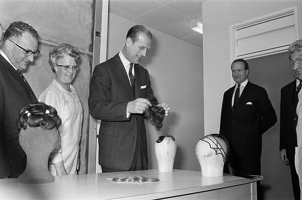 Prince Philip, Duke of Edinburgh, visiting the College of Food and ROSPA