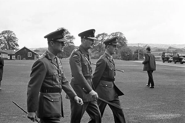 Prince Philip, Duke of Edinburgh, visiting the Infantry Junior Leaders Battalion at Park