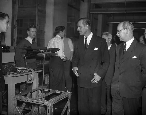 Prince Philip, Duke of Edinburgh visits Bristol, pictured at the Engineering School at