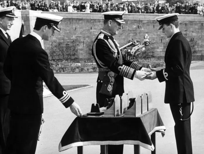 Framed Print : Prince Philip, Duke of Edinburgh visits Britannia Royal Naval College, Dartmouth Framed Print : Prince Philip, Duke of Edinburgh visits Britannia Royal Naval College, Dartmouth