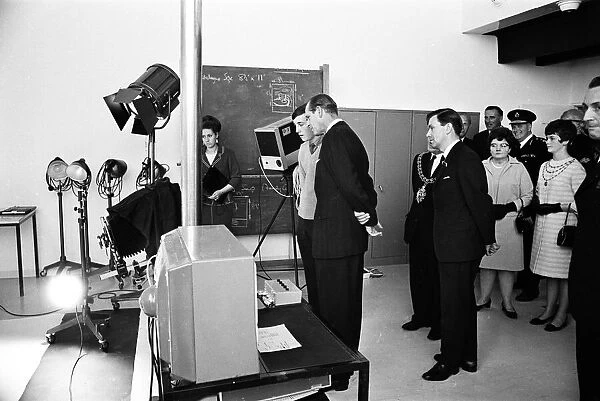 Prince Philip, Duke of Edinburgh visits the College of Art and Design, Coventry