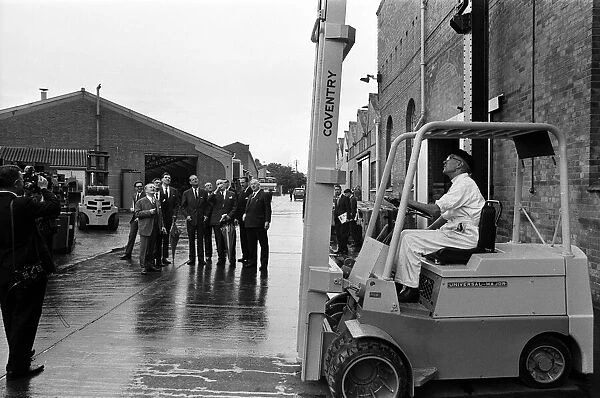 Prince Philip, Duke of Edinburgh visits Coventry Climax. 21st June 1966