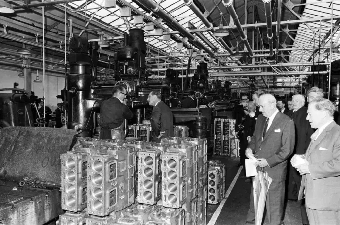 Framed Print : Prince Philip, Duke of Edinburgh visits Coventry Climax. 21st June 1966