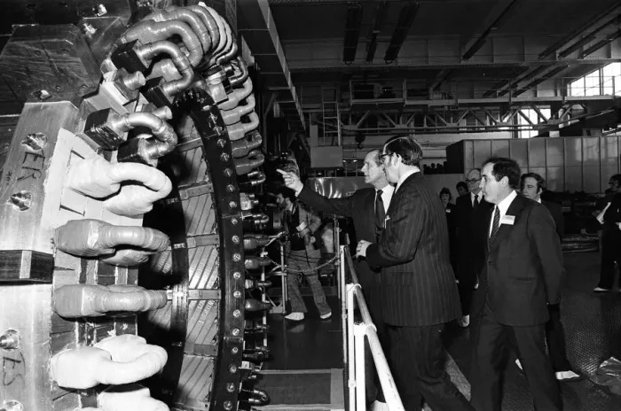 Framed Print : Prince Philip, Duke of Edinburgh visits GEC Stafford. 10th March 1978
