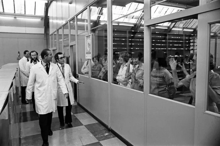 Framed Print : Prince Philip, Duke of Edinburgh visits GEC Stafford. 10th March 1978 Framed Print : Prince Philip, Duke of Edinburgh visits GEC Stafford. 10th March 1978