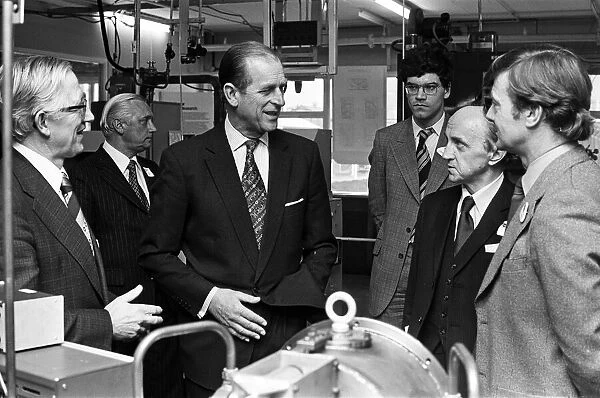 Prince Philip, Duke of Edinburgh visits Liverpool. 23rd February 1978
