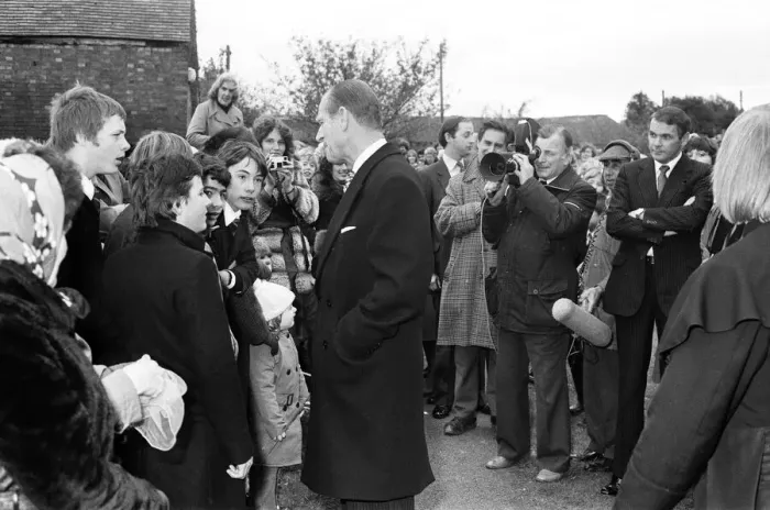 Framed Print : Prince Philip, Duke of Edinburgh visits St Leonards Church, Ryton-on-Dunsmore Framed Print : Prince Philip, Duke of Edinburgh visits St Leonards Church, Ryton-on-Dunsmore