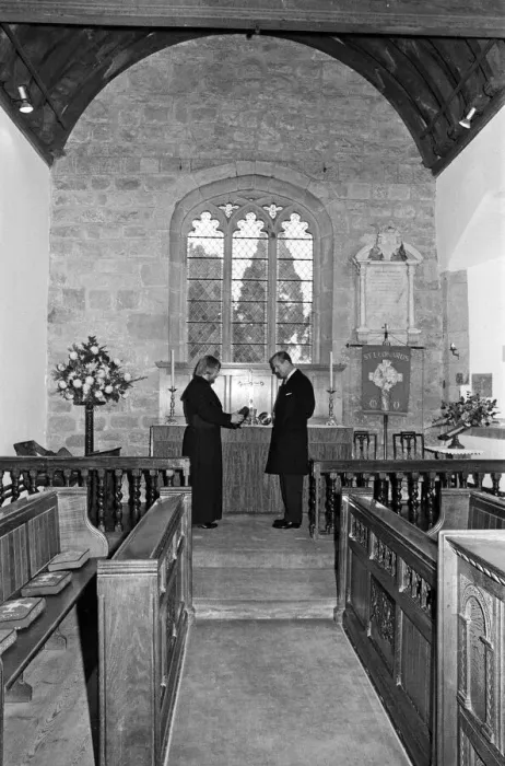 Framed Print : Prince Philip, Duke of Edinburgh visits St Leonards Church, Ryton-on-Dunsmore