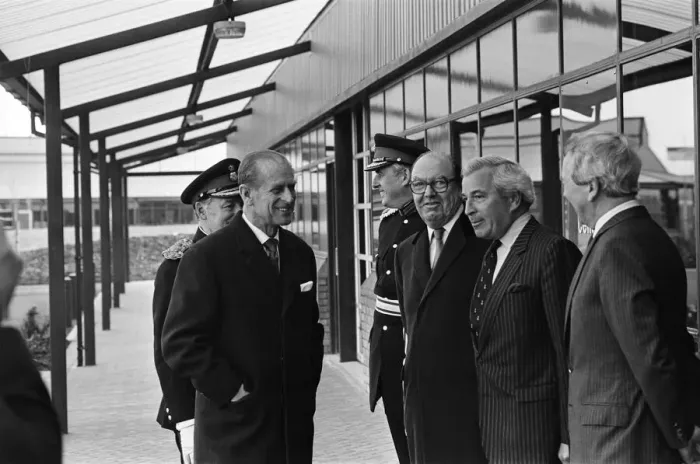 Framed Print : Prince Philip, Duke of Edinburgh visits Wavertree Technology Park, Liverpool Framed Print : Prince Philip, Duke of Edinburgh visits Wavertree Technology Park, Liverpool