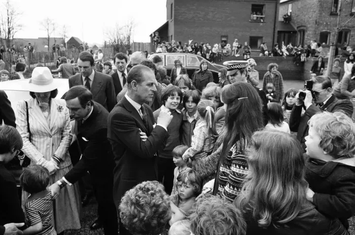 Framed Print : Prince Philip, Duke of Edinburgh visits the West Midlands. 4th May 1978 Framed Print : Prince Philip, Duke of Edinburgh visits the West Midlands. 4th May 1978