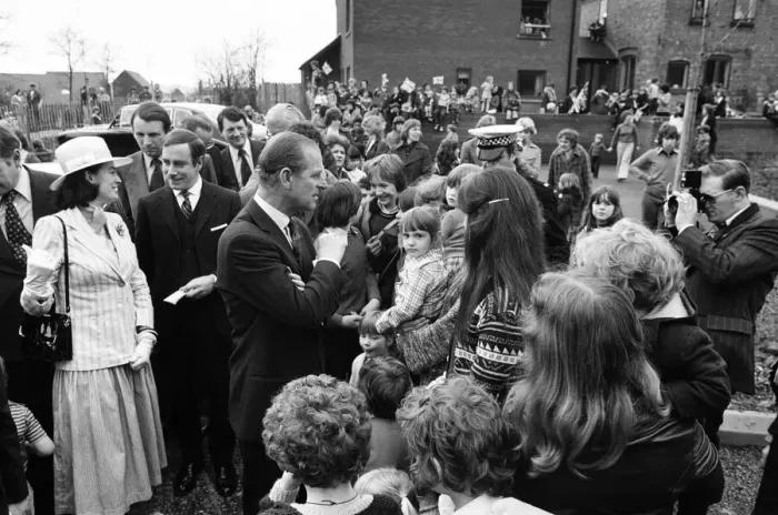 Framed Print : Prince Philip, Duke of Edinburgh visits the West Midlands. 4th May 1978 Framed Print : Prince Philip, Duke of Edinburgh visits the West Midlands. 4th May 1978