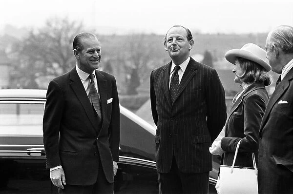 Prince Philip, Duke of Edinburgh visits Worcester County Hall. 4th May 1978