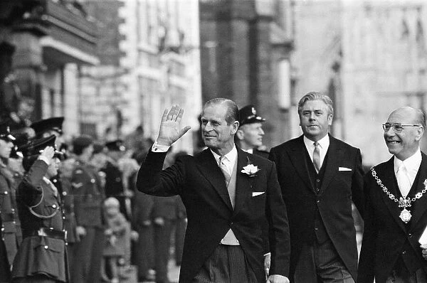 Prince Philip, Duke of Edinburgh visits York. 28th June 1971