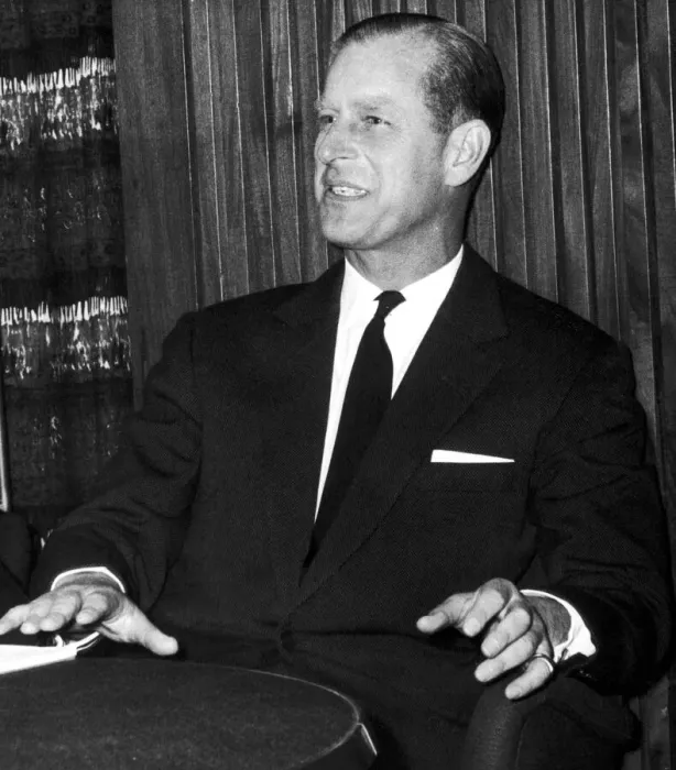 Framed Print : Prince Philip is pictured here during the recording seesion Framed Print : Prince Philip is pictured here during the recording seesion